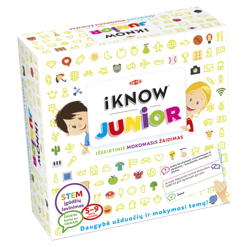 Tactic Galda spēle "iKNOW" junior (lietuvie&scaron;u val.)