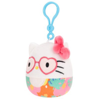 Squishmallows HELLO KITTY W25 Piespraužama plīša rotaļlieta, 8 cm