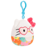 Squishmallows HELLO KITTY W25 Piespraužama plīša rotaļlieta, 8 cm