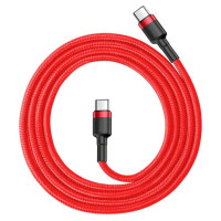 Baseus CATKLF-G09 USB-C - USB-C PD QC cable 60W 3A 480Mb/s 1m - red