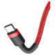 Baseus CATKLF-G09 USB-C - USB-C PD QC cable 60W 3A 480Mb/s 1m - red