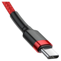 Baseus CATKLF-G09 USB-C - USB-C PD QC cable 60W 3A 480Mb/s 1m - red