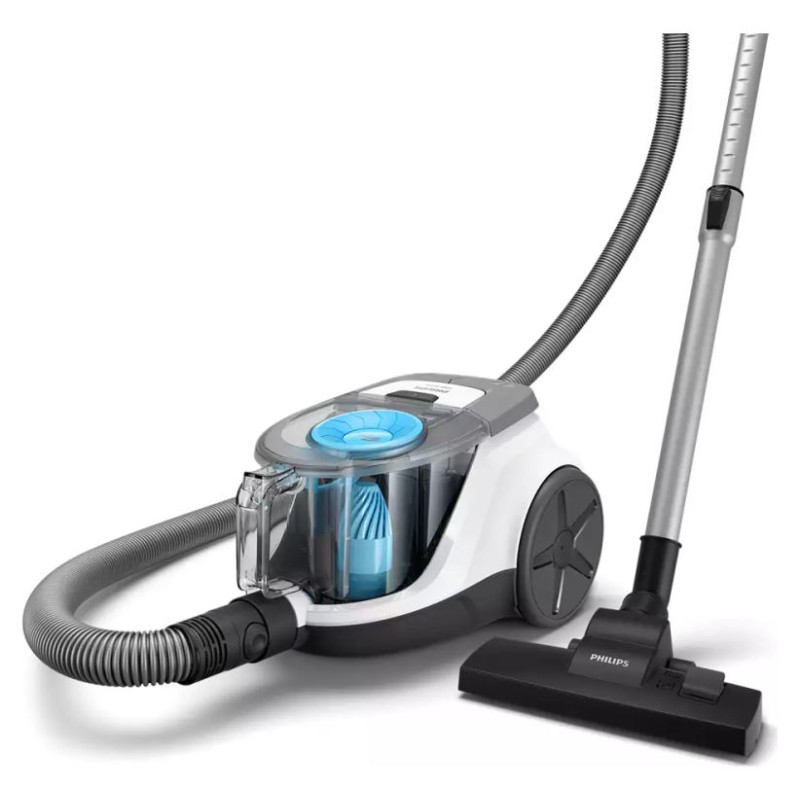 Philips Vacuum Cleaner|PHILIPS|Bagless|850 Watts|Capacity 1.3 l|Noise 77 dB|Blue/ White|Weight 4 kg|XB2122/09