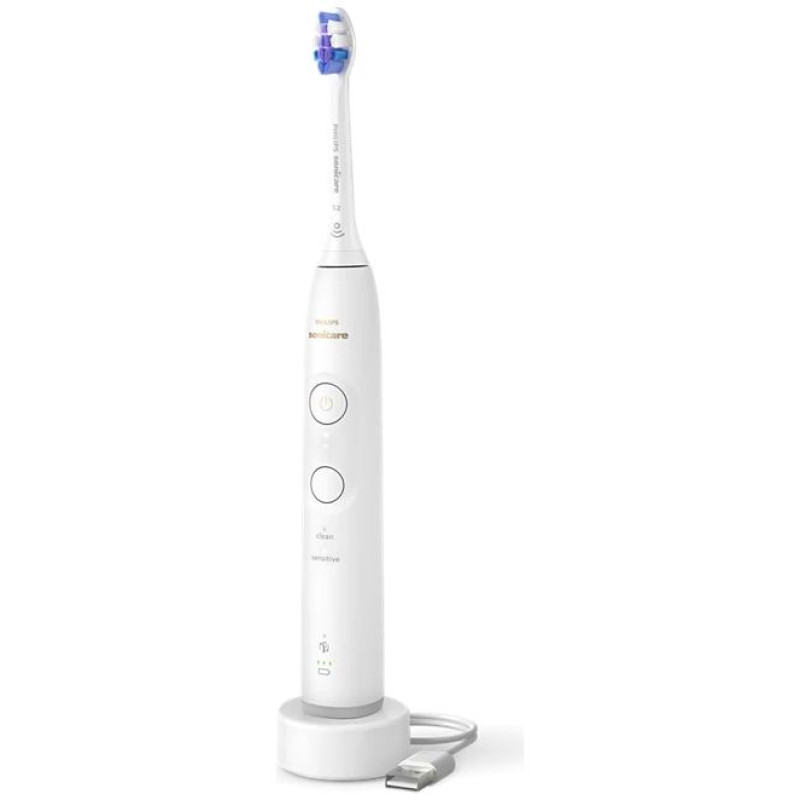Sonicare PHILIPS 6100 Sonic elektriskā zobu birste, balta - HX7400/01