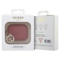 Guess GUAP23DSLGHDF AirPods Pro 2 cover red 3D Rubber 4G Diamond Charm
