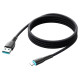 Joyroom Starry Series SA32-AL3 3A USB-A / Lightning cable 1m - black