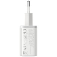 Joyroom JR-TCF15 network charger USB-C / USB-A 30W - white