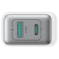 Joyroom JR-TCF15 network charger USB-C / USB-A 30W - white