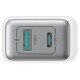 Joyroom JR-TCF15 network charger USB-C / USB-A 30W - white
