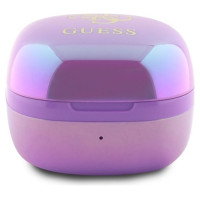 Guess 4G Printed Logo Bluetooth TWS Headphones + Docking Station - Purple