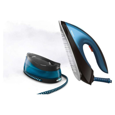 Philips PerfectCare Compact Tvaika ģeneratora gludeklis (zils) - GC7846/80