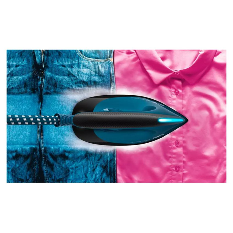 Philips PerfectCare Compact Tvaika ģeneratora gludeklis (zils) - GC7846/80