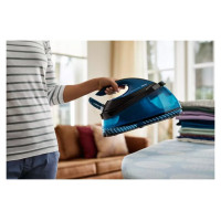 Philips PerfectCare Compact Tvaika ģeneratora gludeklis (zils) - GC7846/80