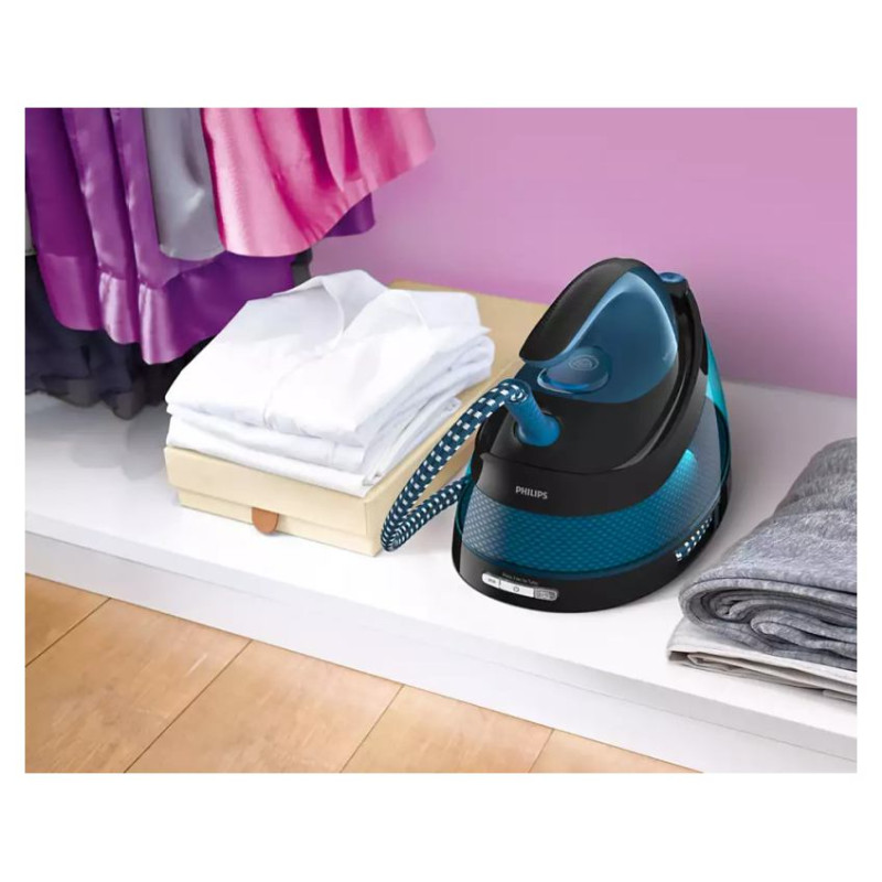 Philips PerfectCare Compact Tvaika ģeneratora gludeklis (zils) - GC7846/80