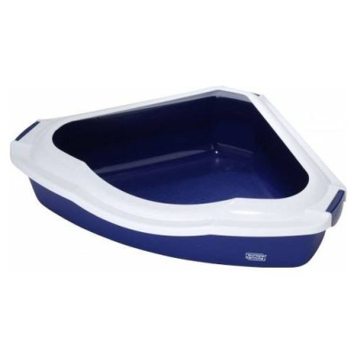 Europet Bernina Atvērtā kaķu stūra tualete CANTO (M) 38x56x14 cm zils