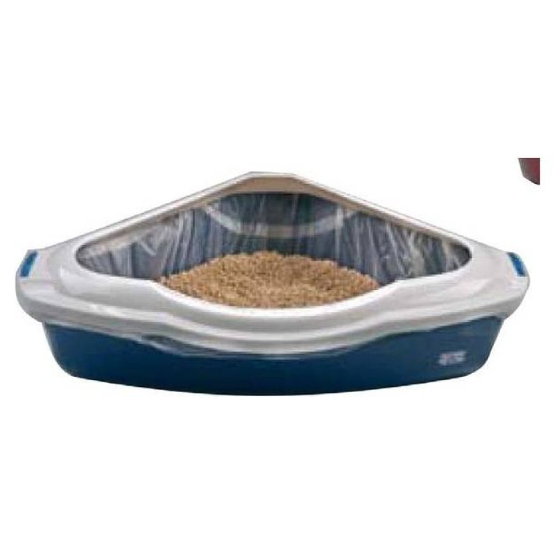 Europet Bernina Atvērtā kaķu stūra tualete CANTO (M) 38x56x14 cm zils