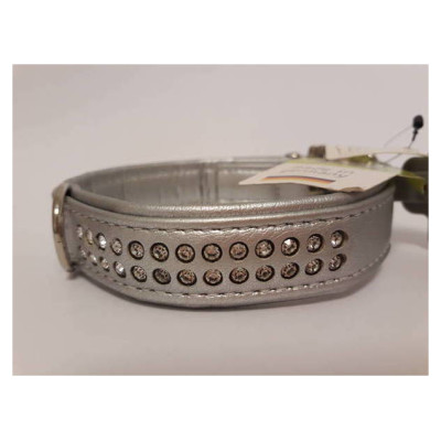 Hunter Kakla siksna Modern Art Deluxe 35 niķelēta, makslīgā āda sudrabota