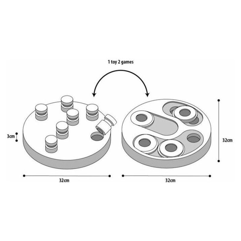 Flamingo rotaļlieta suņiem Doggy Brain Train &oslash;: 32 cm