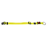 Flamingo atstarojoša kakla siksna 30-45cm, 15mm yellow