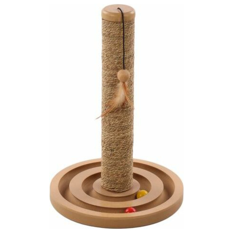 Flamingo nagu asināmais+rotaļlieta kaķiem SEAWEED+TOY BRIGITTE dia.30x44cm