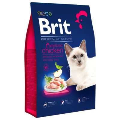 Brit PREMIUM Cat Sterilized 0,3 kg barība kaķiem