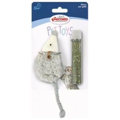 Record Rotaļlieta kaķiem CAT&RINA Hedgehog ar kaķumētru 10,5cm