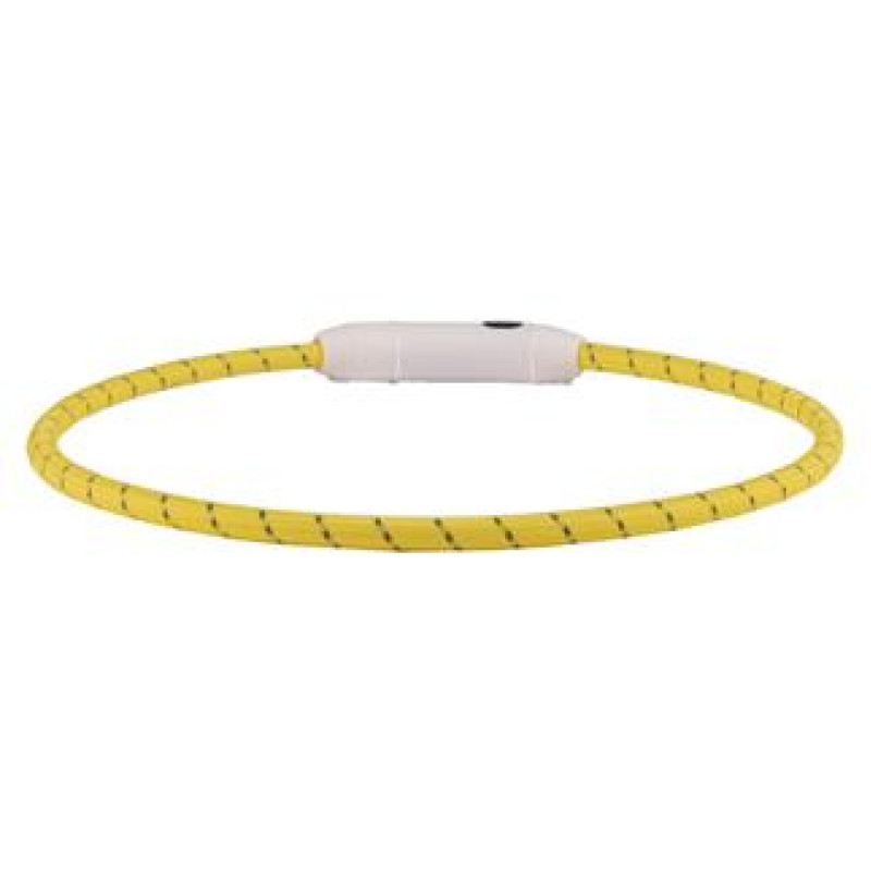 Flamingo LED kakla siksna atstarojo&scaron;a VISIO YELLOW