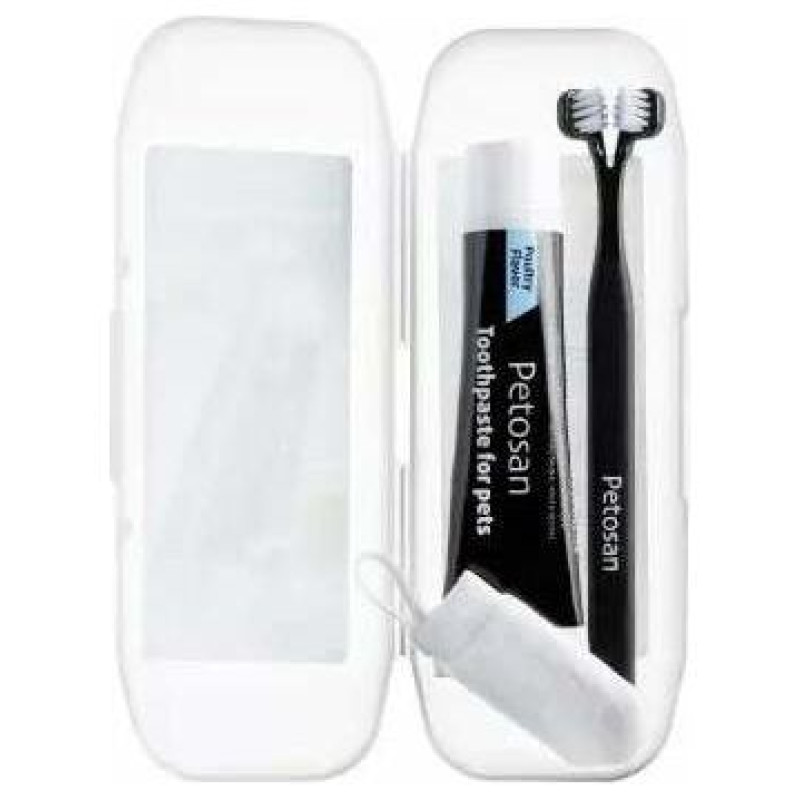 Petosan Complete Dental Kit M  - zobu tīrī&scaron;anas komplekts suņiem 7-15 kg