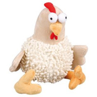 Flamingo PLUSH CHICKEN 20x12x30 cm- plīša rotaļļieta suņiem ar pīkstuli
