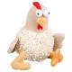 Flamingo PLUSH CHICKEN 20x12x30 cm- plīša rotaļļieta suņiem ar pīkstuli