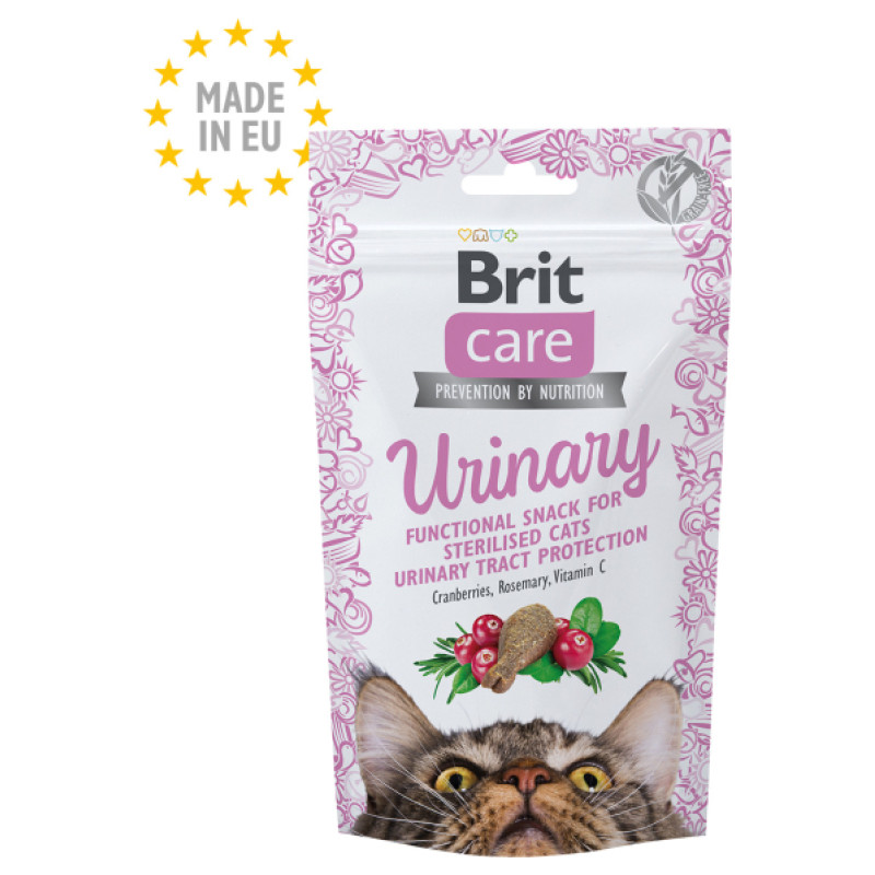 Brit Care Cat Snack Urinary 50 g papildbarība kaķiem