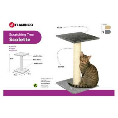 Flamingo Flamingo nagu asināmais 38x38x60cm pelēks