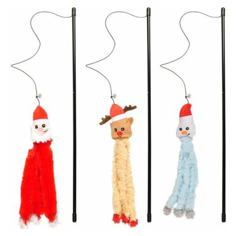 Flamingo rotaļlieta kaķiem CHRISTMAS TOY BABBO