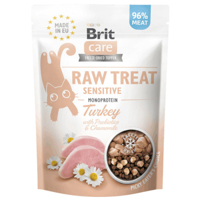 Brit Care Cat Snack Raw Sensitive 40g
