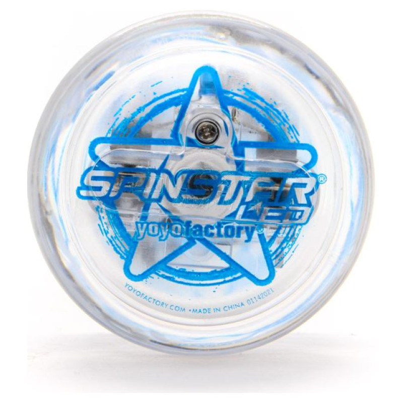 Yoyofactory YO-YO SPINSTRAR iesācējiem/ar iemaņām, tumsā spīd, zils - YO 651