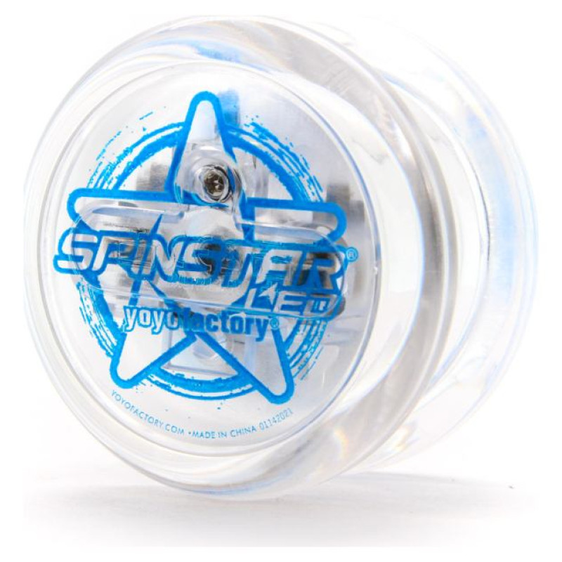 Yoyofactory YO-YO SPINSTRAR iesācējiem/ar iemaņām, tumsā spīd, zils - YO 651