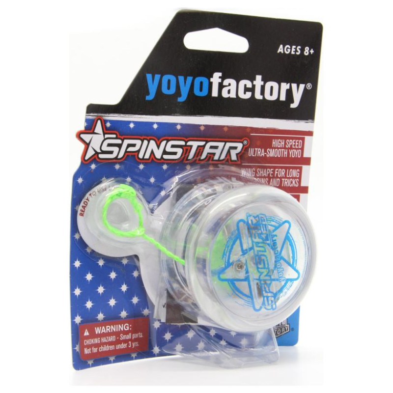 Yoyofactory YO-YO SPINSTRAR iesācējiem/ar iemaņām, tumsā spīd, zils - YO 651
