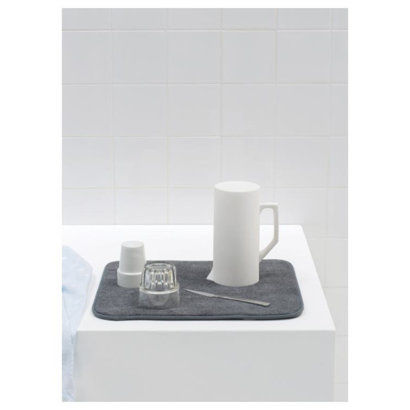 Brabantia mikro-&scaron;ķiedras trauku žāvē&scaron;anas paliktnis, dark grey - 117626