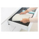 Brabantia Silikona trauku žāvēšanas paliktnis, light grey - 117466