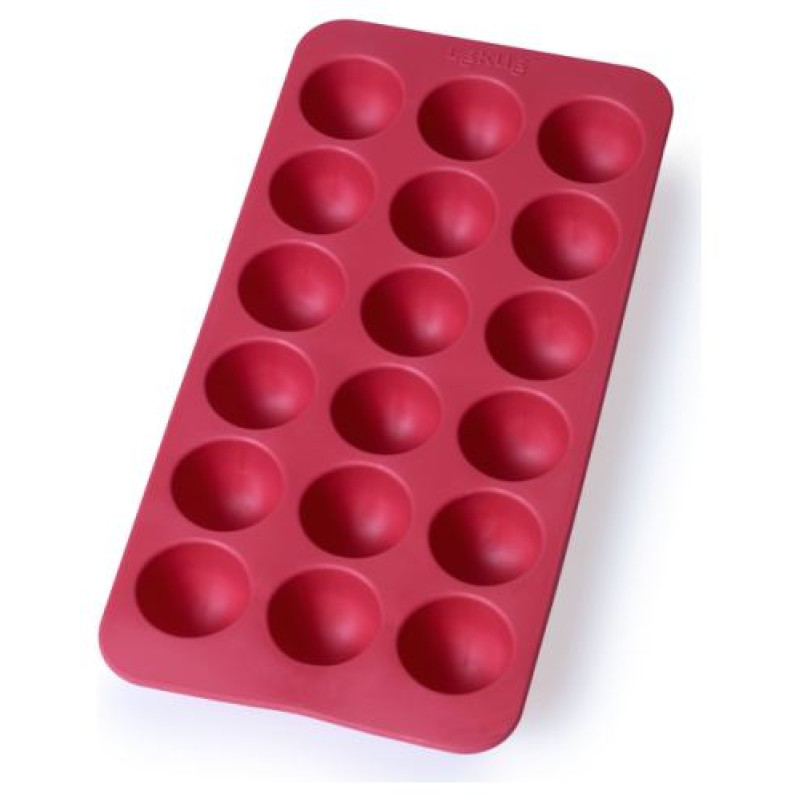 Brabantia LEKUE ledus kubiņu veidne sfēriska ar vāciņu, red - 882449