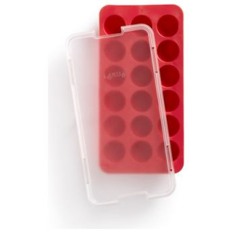 Brabantia LEKUE ledus kubiņu veidne sfēriska ar vāciņu, red - 882449