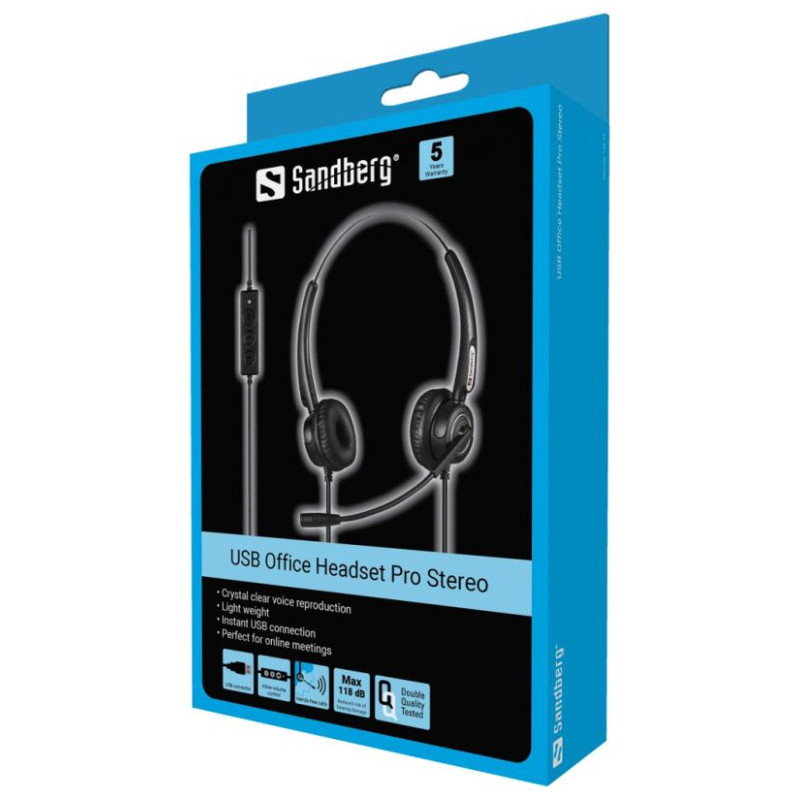 Sandberg 126-13 USB Office Headset Pro Stereo