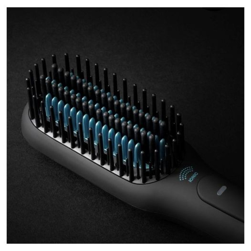 Revamp BR-2500X-EU Deepform Ceramic Straightening Hot Brush Black