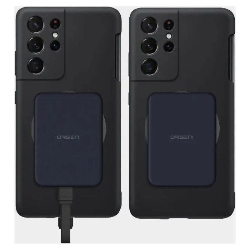 Orsen EW50 Magnetic Wireless Power Bank for iPhone 12 and 13 4200mAh blue