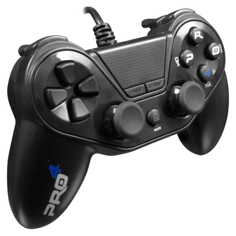 Subsonic Pro 4 Wired Controller for PS4 Black