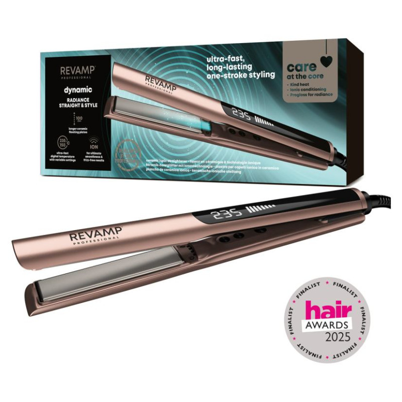 Revamp ST-1900GD-EU Dynamic Straight & Style Ceramic Hair Straightener