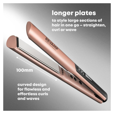 Revamp ST-1900GD-EU Dynamic Straight & Style Ceramic Hair Straightener
