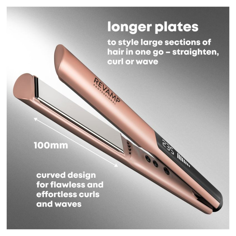 Revamp ST-1900GD-EU Dynamic Straight & Style Ceramic Hair Straightener