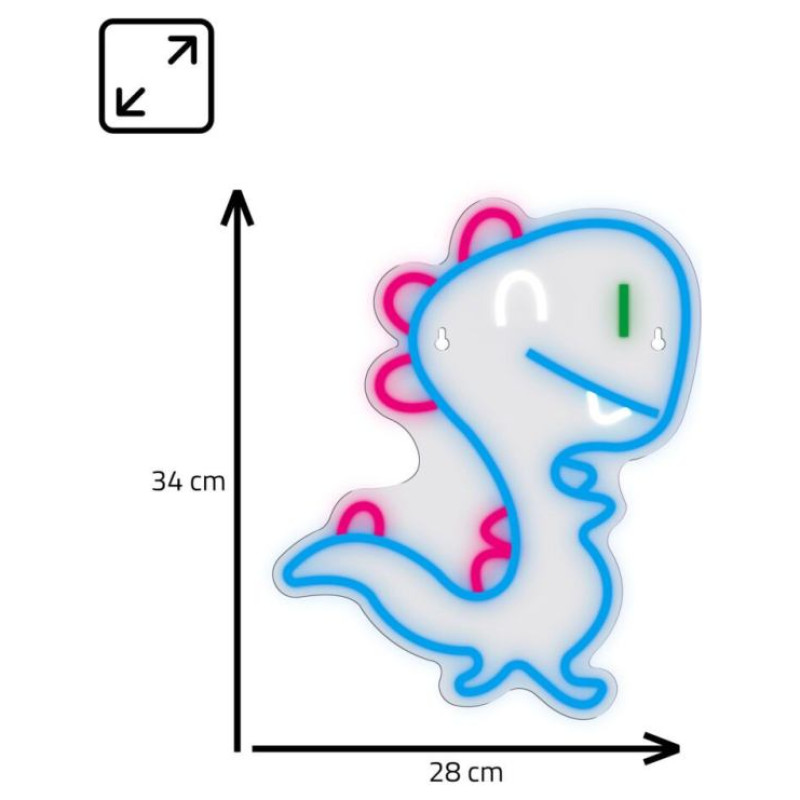 Manta SNL56MT Style Neon Lights DINOSAUR