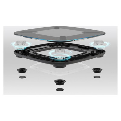 Homedics SCL-B200-BK3R GLO Body Analyser Bath Scale